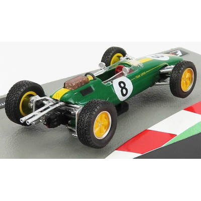 EDICOLA LOTUS F1  25 N 8 JIM CLARK SEASON 1963 WORLD CHAMPION - GREEN YELLOW 1/43