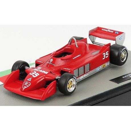 EDICOLA ALFA ROMEO F1  177 N 35 SEASON 1979 BRUNO GIACOMELLI - RED WHITE 1/43