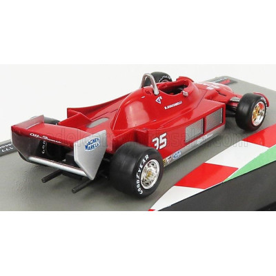 EDICOLA ALFA ROMEO F1  177 N 35 SEASON 1979 BRUNO GIACOMELLI - RED WHITE 1/43