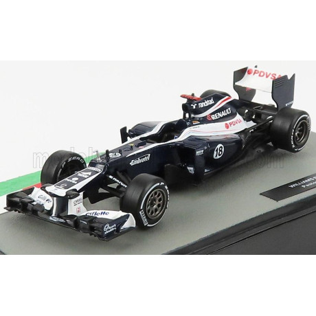 EDICOLA WILLIAMS F1  FW34 COSWORTH N 18 SEASON 2012 PASTOR MALDONADO - BLUE WHITE 1/43