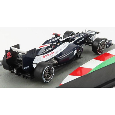 EDICOLA WILLIAMS F1  FW34 COSWORTH N 18 SEASON 2012 PASTOR MALDONADO - BLUE WHITE 1/43