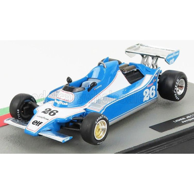 EDICOLA LIGIER F1  JS11 N 26 SEASON 1979 JACQUES LAFFITE - LIGHT BLUE WHITE 1/43