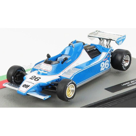 EDICOLA LIGIER F1  JS11 N 26 SEASON 1979 JACQUES LAFFITE - LIGHT BLUE WHITE 1/43