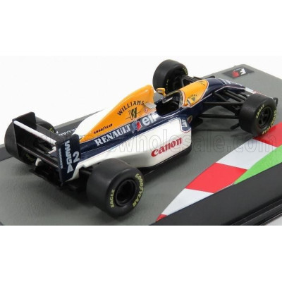 EDICOLA WILLIAMS F1  RENAULT FW15 ELF N 2 ALAIN PROST SEASON 1993 WORLD CHAMPION - BLUE YELLOW WHITE 1/43