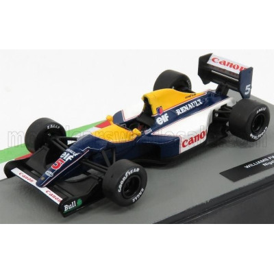 EDICOLA WILLIAMS F1  FW14B RENAULT N 5 NIGEL MANSELL SEASON 1992 WORLD CHAMPION - BLUE YELLOW WHITE 1/43