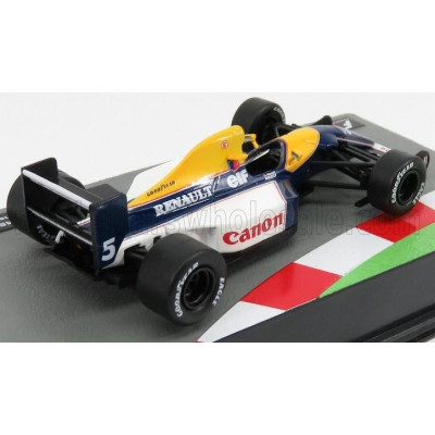 EDICOLA WILLIAMS F1  FW14B RENAULT N 5 NIGEL MANSELL SEASON 1992 WORLD CHAMPION - BLUE YELLOW WHITE 1/43