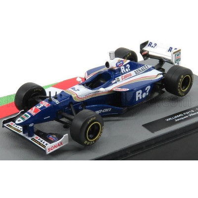 EDICOLA WILLIAMS F1 RENAULT FW19 N 3 JACQUES VILLENEUVE SEASON 1997 WORLD CHAMPION - BLUE WHITE 1/43
