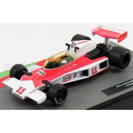 EDICOLA McLAREN F1  M23 FORD N 11 WORLD CHAMPION SEASON 1976 JAMES HUNT - WHITE ORANGE 1/43