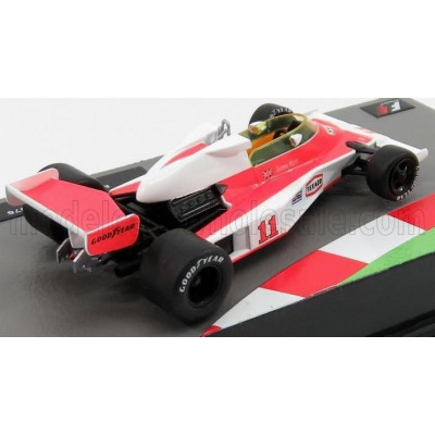 EDICOLA McLAREN F1  M23 FORD N 11 WORLD CHAMPION SEASON 1976 JAMES HUNT - WHITE ORANGE 1/43