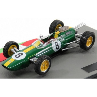 EDICOLA LOTUS F1  25 N 8 WORLD CHAMPION SEASON 1963 JIM CLARK - GREEN YELLOW 1/43