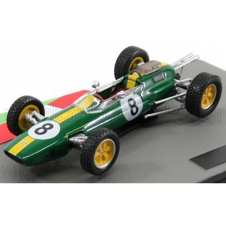 EDICOLA LOTUS F1  25 N 8 WORLD CHAMPION SEASON 1963 JIM CLARK - GREEN YELLOW 1/43