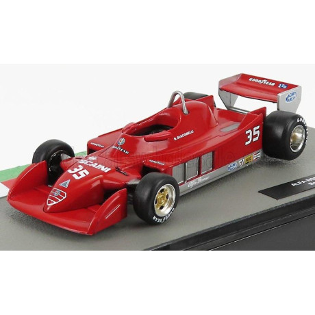 EDICOLA ALFA ROMEO F1  177 N 35 SEASON 1979 BRUNO GIACOMELLI - RED WHITE 1/43