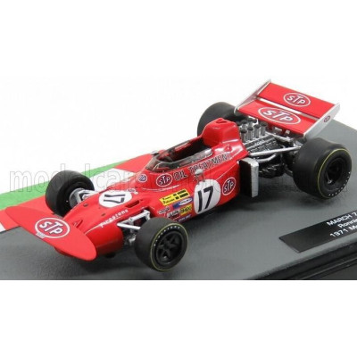 EDICOLA MARCH F1  711 TEAM STP N 17 MONACO GP 1971 RONNIE PETERSON - RED 1/43