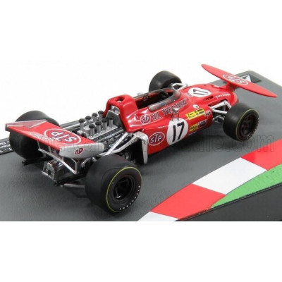 EDICOLA MARCH F1  711 TEAM STP N 17 MONACO GP 1971 RONNIE PETERSON - RED 1/43