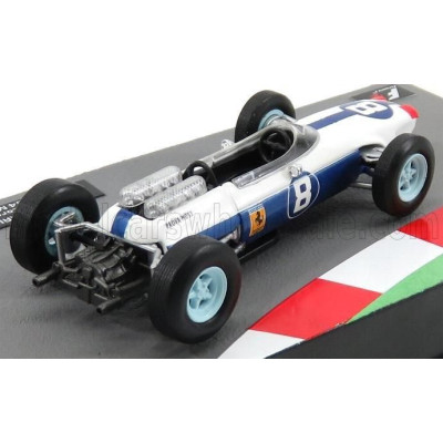 EDICOLA FERRARI F1  512 TEAM N.A.R.T. N 8 MEXICO GP 1964 LORENZO BANDINI - WHITE BLUE 1/43