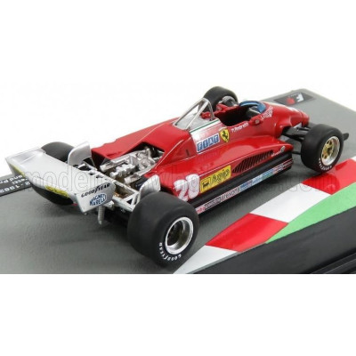 EDICOLA FERRARI F1  126C2 N 28 MONZA ITALY GP 1982 MARIO ANDRETTI - RED 1/43
