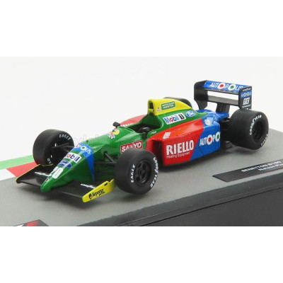 EDICOLA BENETTON F1  B190 FORD N 20 SEASON 1990 NELSON PIQUET - GREEN RED BLUE 1/43