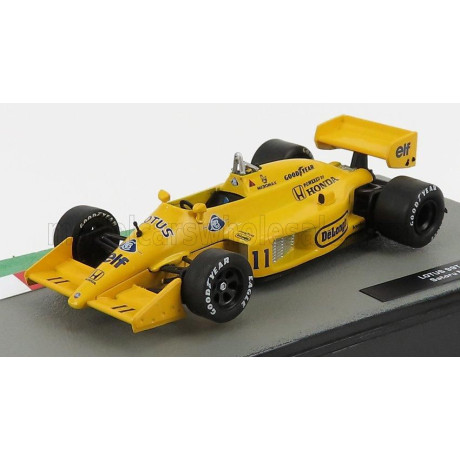 EDICOLA LOTUS F1  99T HONDA ELF N 11 SEASON 1987 SATORU NAKAJIMA - YELLOW 1/43