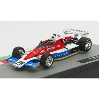 EDICOLA PENSKE F1  PC4 N 28 SEASON 1976 JOHN WATSON - WHITE RED BLUE 1/43