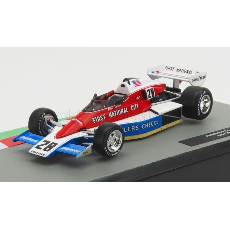 EDICOLA PENSKE F1  PC4 N 28 SEASON 1976 JOHN WATSON - WHITE RED BLUE 1/43