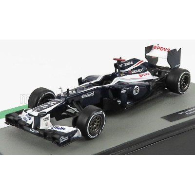 EDICOLA WILLIAMS F1  FW34 COSWORTH N 18 SEASON 2012 PASTOR MALDONADO - BLUE WHITE 1/43