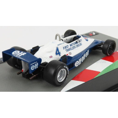 EDICOLA TYRRELL F1  008 N 4 SEASON 1978 PATRICK DEPAILLER - BLUE WHITE 1/43
