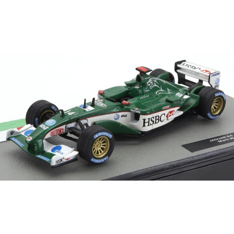 EDICOLA JAGUAR F1  R4 N 14 SEASON 2003 MARK WEBBER - GREEN WHITE 1/43