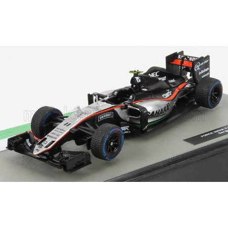 EDICOLA FORCE INDIA F1  MERCEDES VJM09 SAHARA TEAM SAHARA FORCE INDIA F1 N 11 SEASON 2016 SERGIO PEREZ - BLACK SILVER ORANGE 1/4