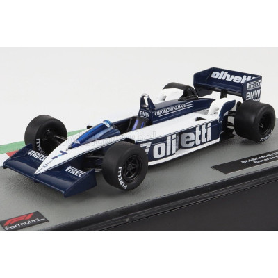 EDICOLA BRABHAM F1  BT55 BMW N 7 SEASON 1986 RICCARDO PATRESE - WHITE BLUE 1/43