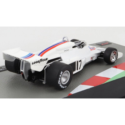 EDICOLA SHADOW F1  DN8 N 17 SEASON 1977 ALAN JONES - WHITE 1/43