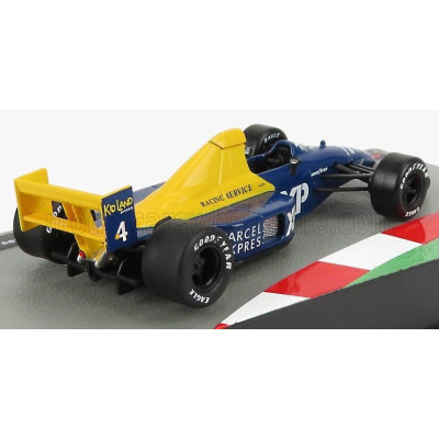 EDICOLA TYRRELL F1  FORD 018 N 4 SEASON 1989 JEAN ALESI - BLUE YELLOW 1/43