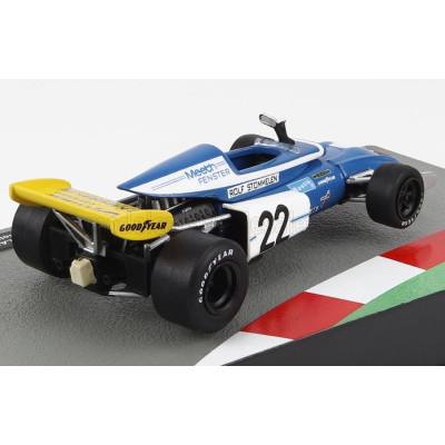 EDICOLA EIFELLAND F1  E21 N 22 SEASON 1972 ROLF STOMMELEN - LIGHT BLUE WHITE YELLOW 1/43