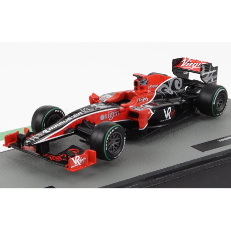 EDICOLA VIRGIN RACING F1  VR-01 N 24 SEASON 2010 TIMO GLOCK - RED BLACK 1/43