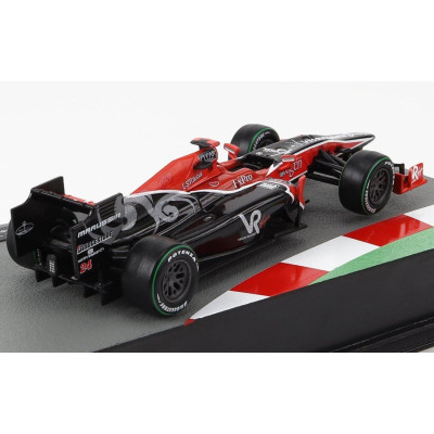 EDICOLA VIRGIN RACING F1  VR-01 N 24 SEASON 2010 TIMO GLOCK - RED BLACK 1/43