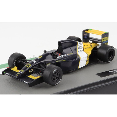EDICOLA MINARDI F1  M191 FORD N 23 SEASON 1991 PIERLUIGI MARTINI - YELLOW BLACK WHITE 1/43