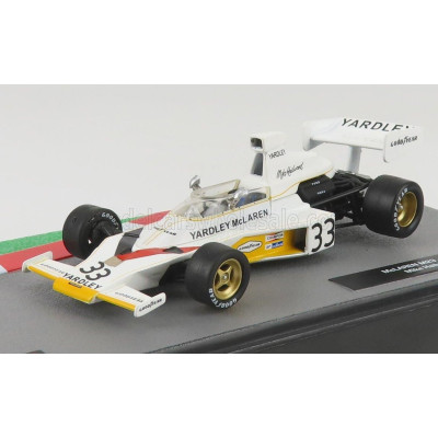 EDICOLA McLAREN F1  M23 FORD N 33 SEASON 1974 MIKE HAILWOOD - WHITE YELLOW 1/43