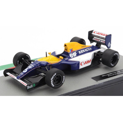 EDICOLA WILLIAMS F1  FW14B RENAULT N 6 SEASON 1992 RICCARDO PATRESE - BLUE YELLOW WHITE 1/43