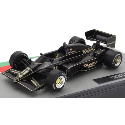 EDICOLA LOTUS F1  97T RENAULT TURBO TEAM LOTUS N 11 SEASON 1985 ELIO DE ANGELIS - BLACK GOLD 1/43