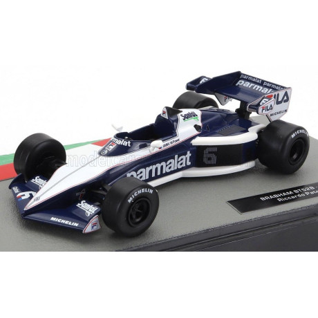 EDICOLA BRABHAM F1  BT52 PARMALAT N 6 SEASON 1983 RICCARDO PATRESE - WHITE BLUE 1/43