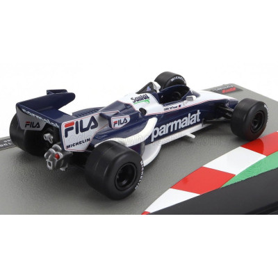 EDICOLA BRABHAM F1  BT52 PARMALAT N 6 SEASON 1983 RICCARDO PATRESE - WHITE BLUE 1/43