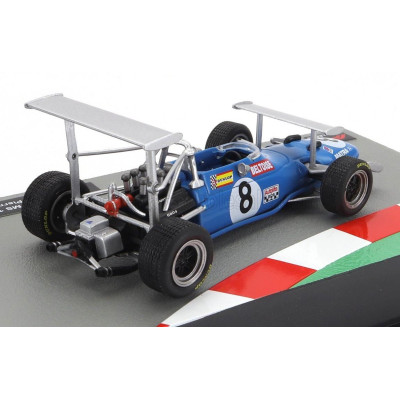 EDICOLA MATRA SIMCA F1  MS10 N 8 SEASON 1969 JEAN PIERRE BELTOISE - BLUE SILVER 1/43