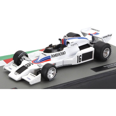 EDICOLA SHADOW F1  DN8 N 16 SEASON 1977 RICCARDO PATRESE - WHITE 1/43