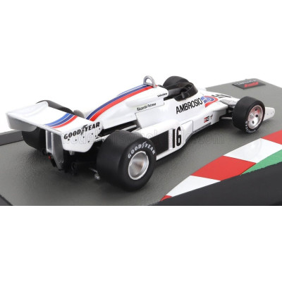 EDICOLA SHADOW F1  DN8 N 16 SEASON 1977 RICCARDO PATRESE - WHITE 1/43