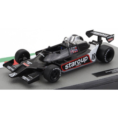 EDICOLA SHADOW F1  DN9 N 18 SEASON 1979 ELIO DE ANGELIS - BLACK SILVER 1/43