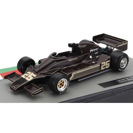 EDICOLA LOTUS F1  78 N 25 SEASON 1978 HECTOR REBAQUE - DARK BROWN GOLD 1/43