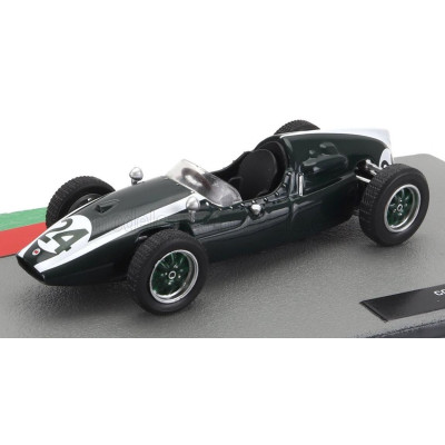 EDICOLA COOPER F1  T51 CLIMAX TEAM COOPER CAR COMPANY N 24 WORLD CHAMPION SEASON 1959 JACK BRABHAM 1959 - GREEN WHITE 1/43