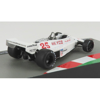 EDICOLA HESKETH F1  308E HEYCO N 25 SEASON 1977 HERALD ERTL - WHITE 1/43