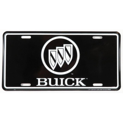EDICOLA ACCESSORIES FUNNY METAL PLATE - BUICK - BLACK 1/1