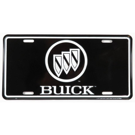 EDICOLA ACCESSORIES FUNNY METAL PLATE - BUICK - BLACK 1/1
