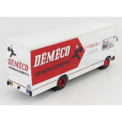 EDICOLA BERLIET GBK75 TRUCK DEMECO 1967 - WHITE RED 1/43